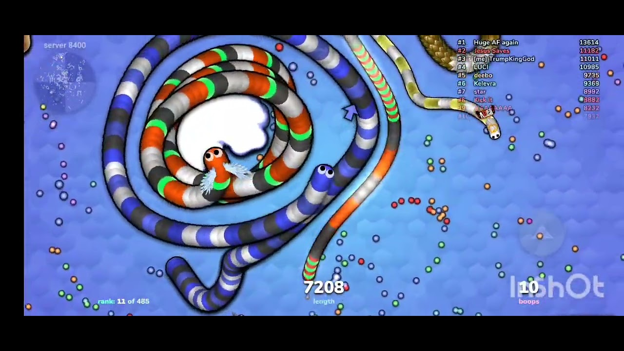Best trap so far... #slitherio 