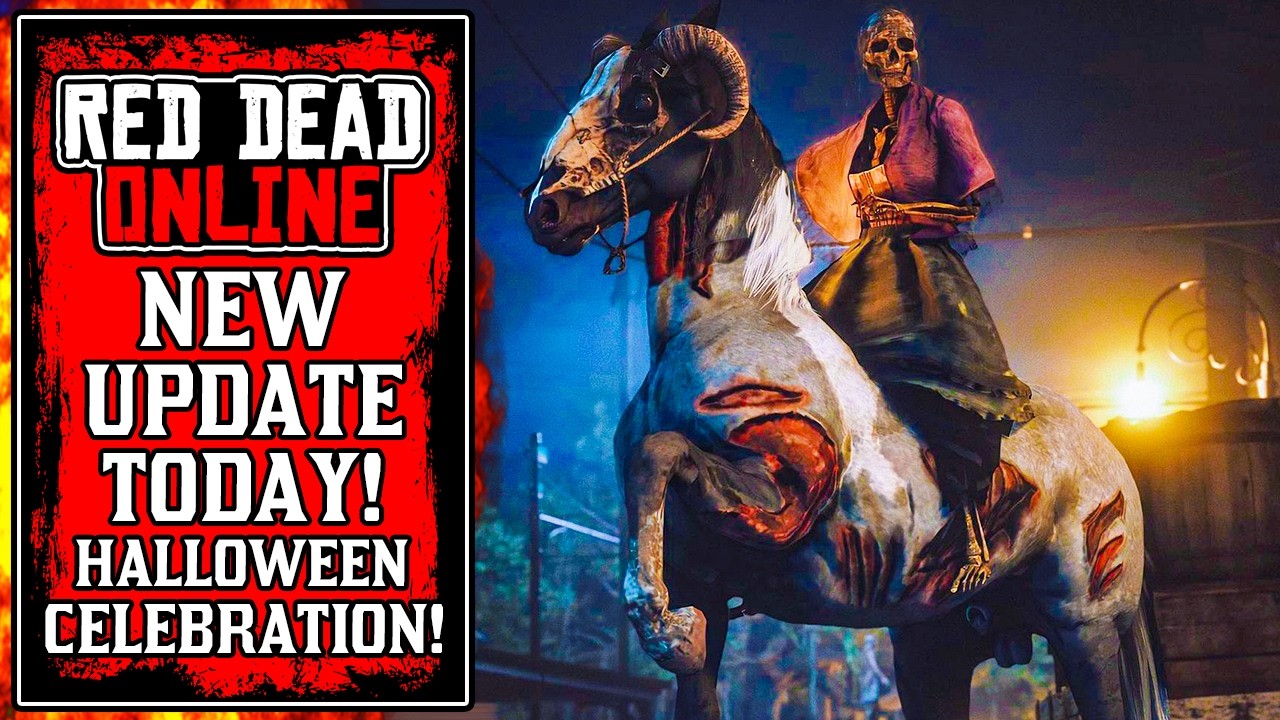 NEW CONTENT! Rockstar's New HALLOWEEN Update! The NEW Red Dead Online UPDATE Today! (RDR2)