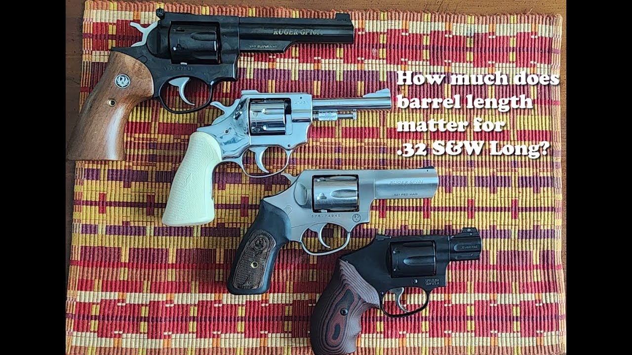 FPS Tests: .32 S&W Long,  much does barrel length affect velocity?
