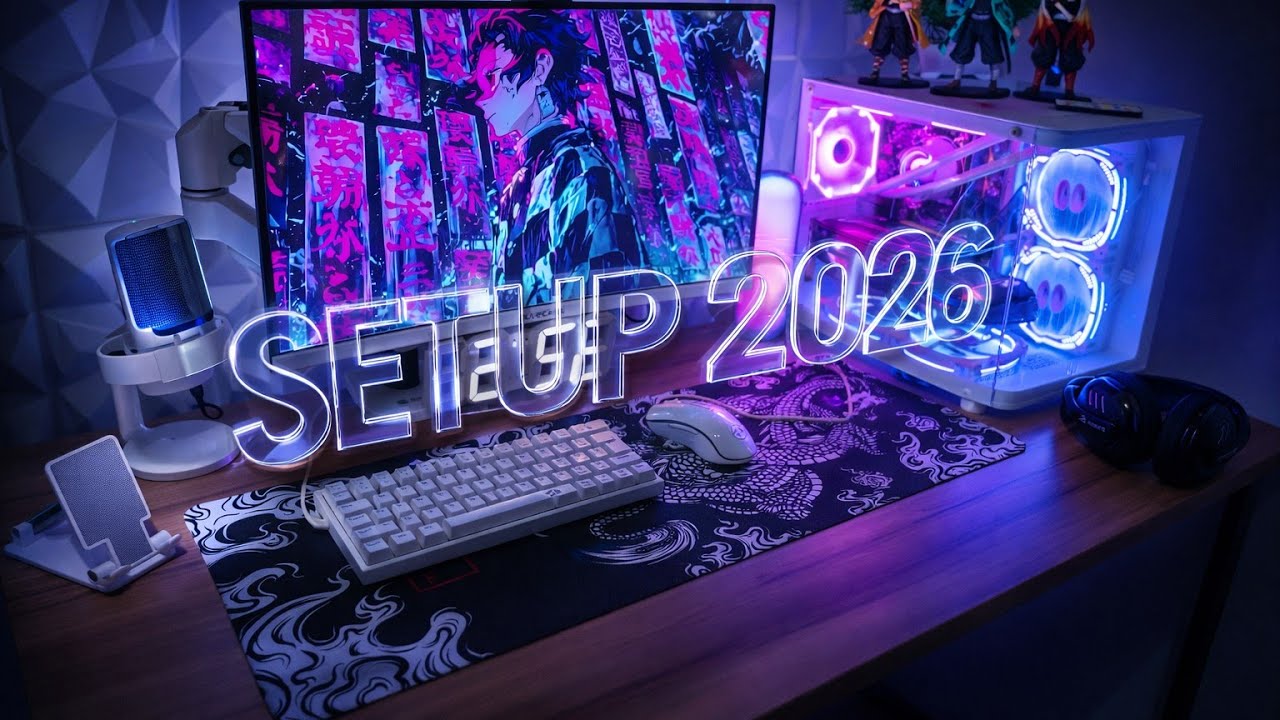 SHOWING OFF MY 2026 SETUP 🙏🏽🤍