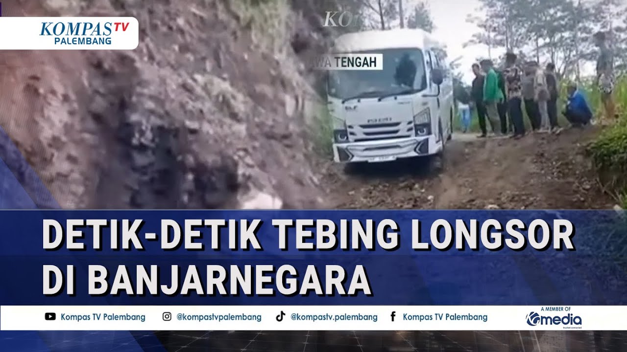 Rusak Perkebunan Warga, Detik-Detik Tebing Longsor di Banjarnegara