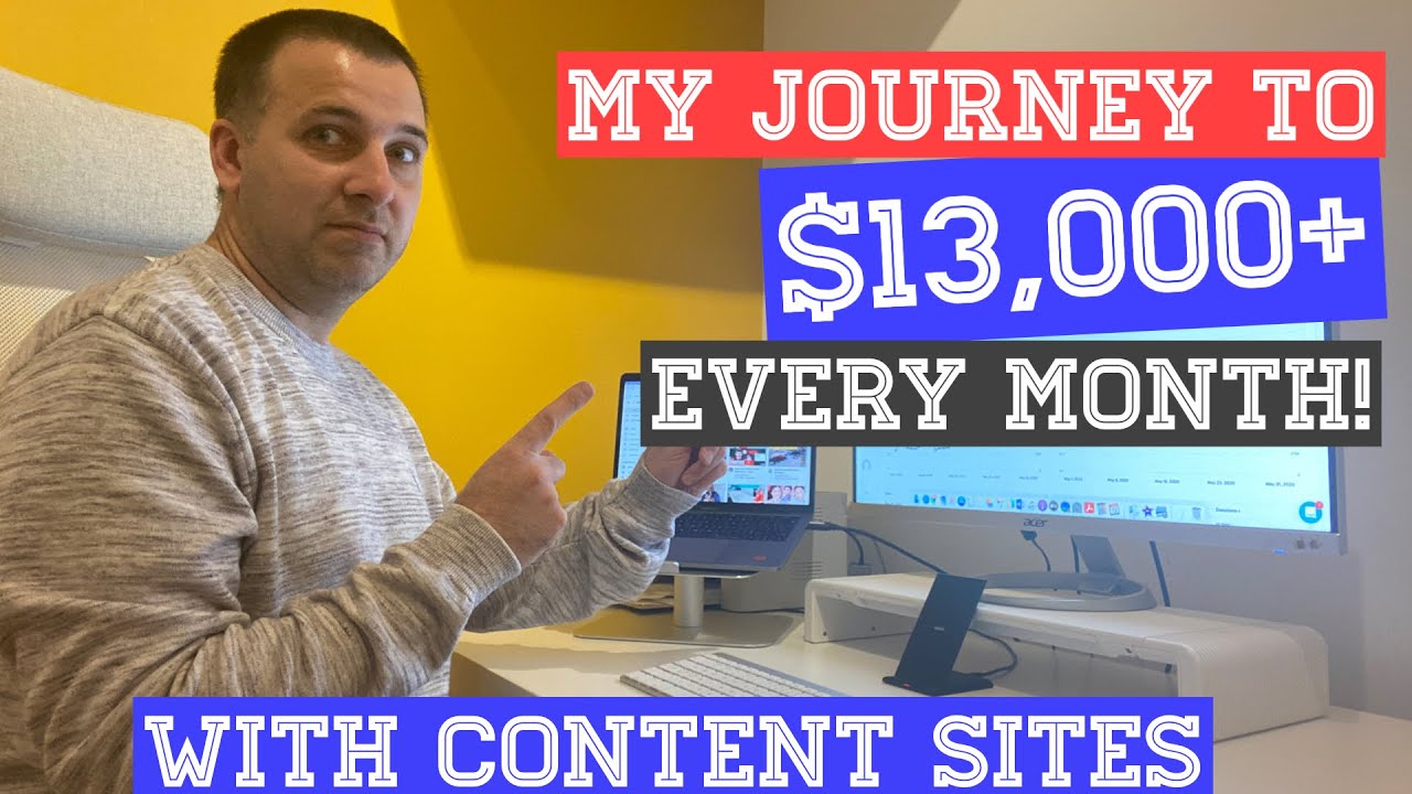 How I Make Over $13K+ Every Month With Content Publishing Websites - My Journey! (Anyone Can Do It)