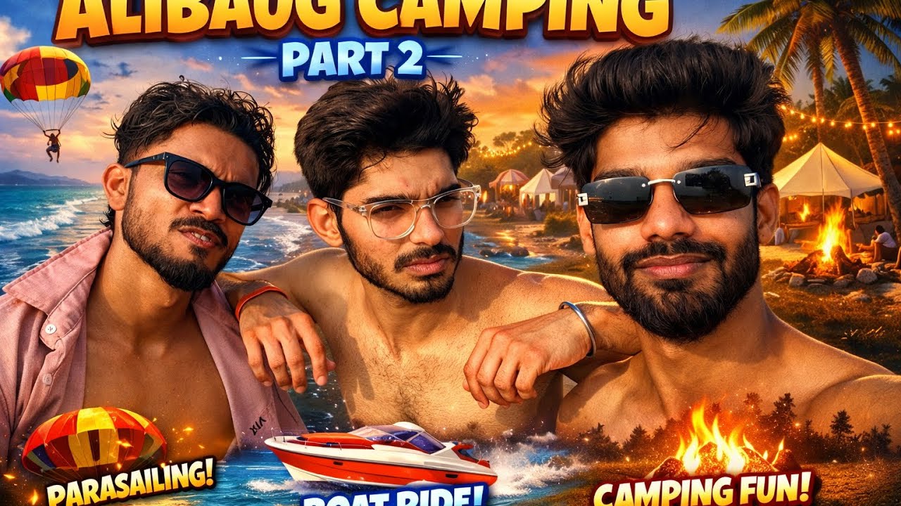 Alibaug Camping with friends😍 (part 2)