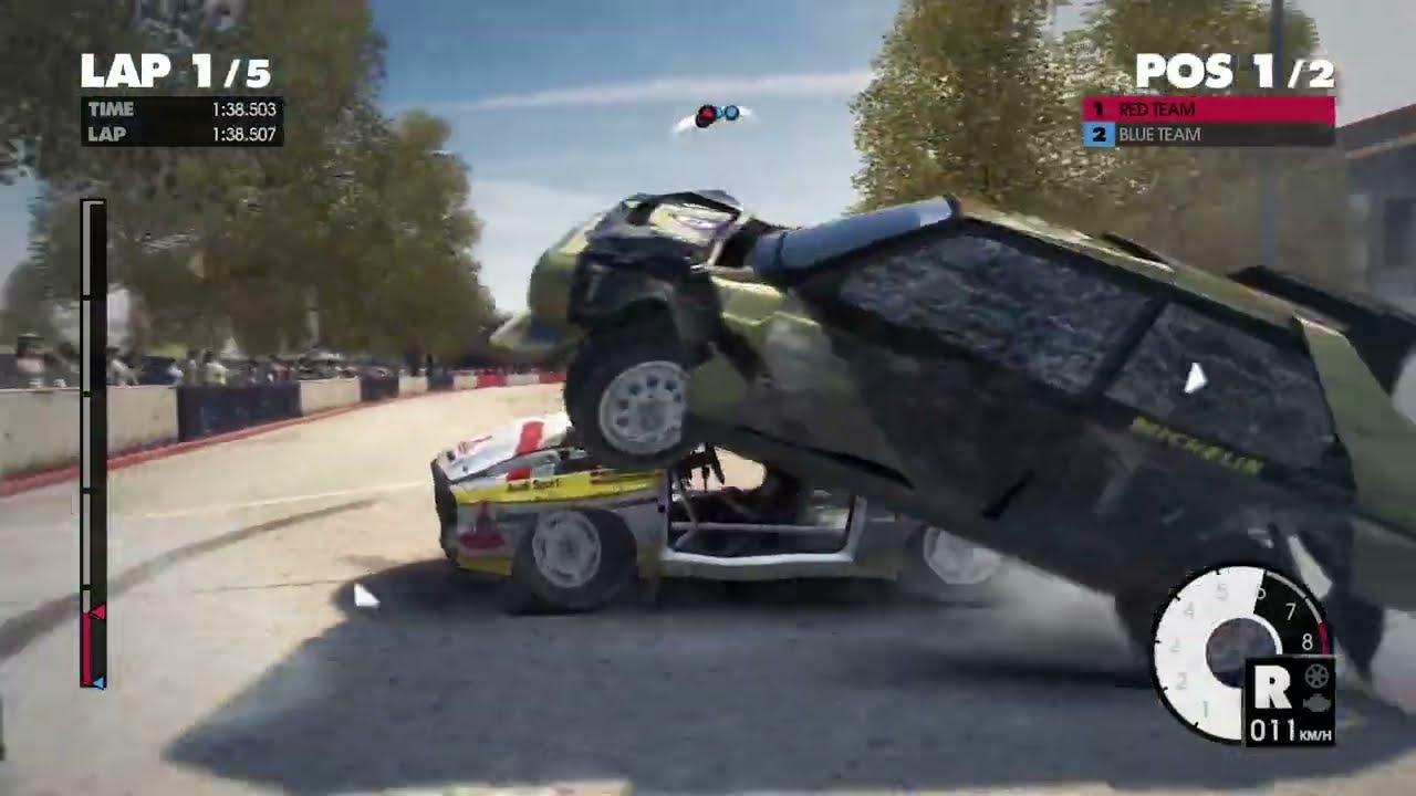DiRT 3 Cat N Mouse 27.01.2026, 4vs4, balance race with bad switch decisions