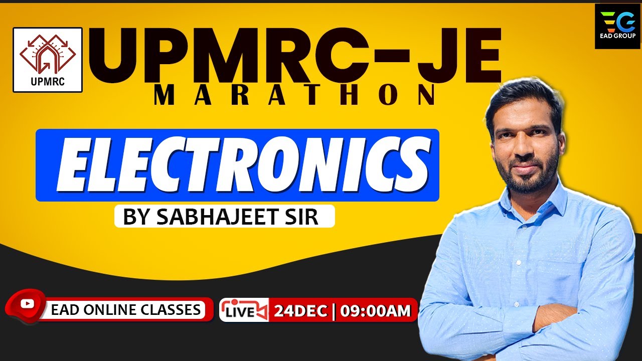 Electronics | UPMRC-JE Marathon | by Sabhajeet sir