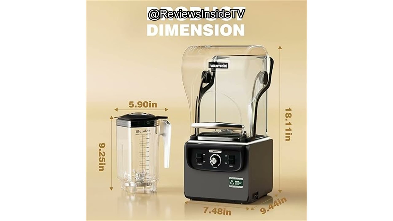 Wantjoin Commercial Quiet Blender Review: Is It Worth the Investment?