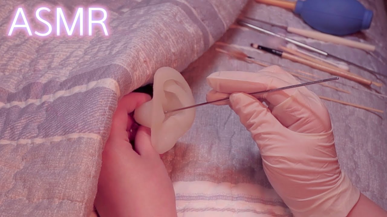 👂🏻ASMR 고막까지 닿는 7가지 도구 귀청소 | Ear cleaning for tingles | No Talking