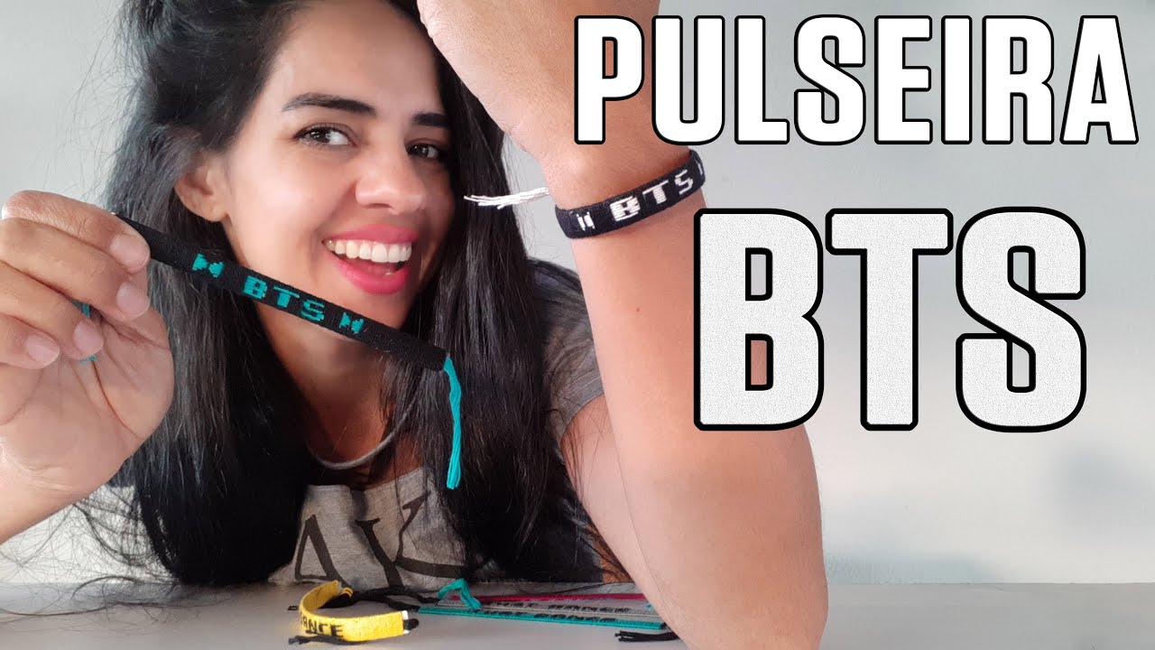 Como fazer pulseira BTS - Tutorial DIY