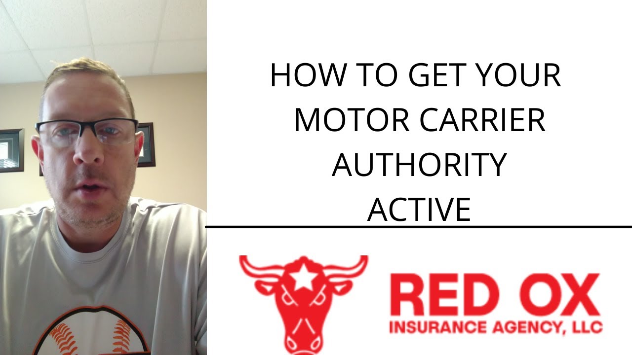 How to start your motor carrier authority and get it active.