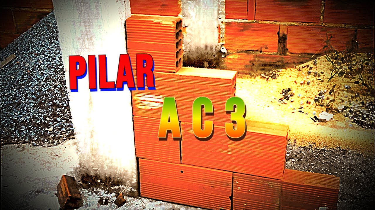 Como se deve fazer parede entre 2 pilares.