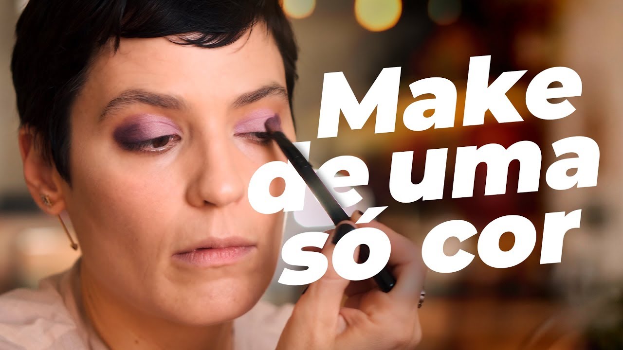 MAQUIAGEM DEGRADÊ - Como fazer uma Make Monocromática por Vanessa Rozan #MaquiaeFala - T5ep03
