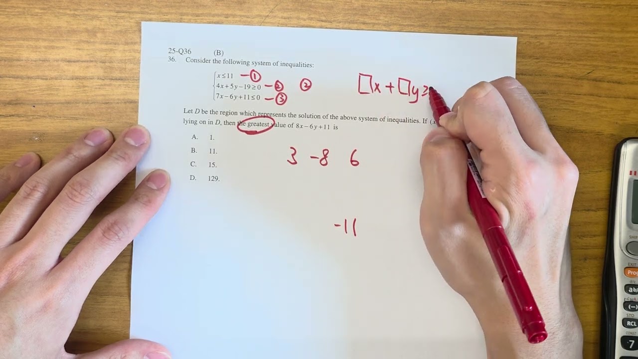 DSE Linear Programming Program升級版 | 2025 DSE Math Paper 2 Q36