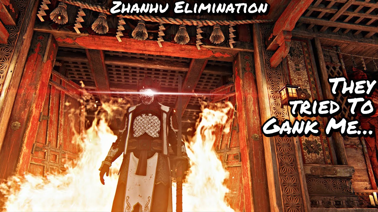 They Tried To Gank Me... (Zhanhu Elimination) | For Honor