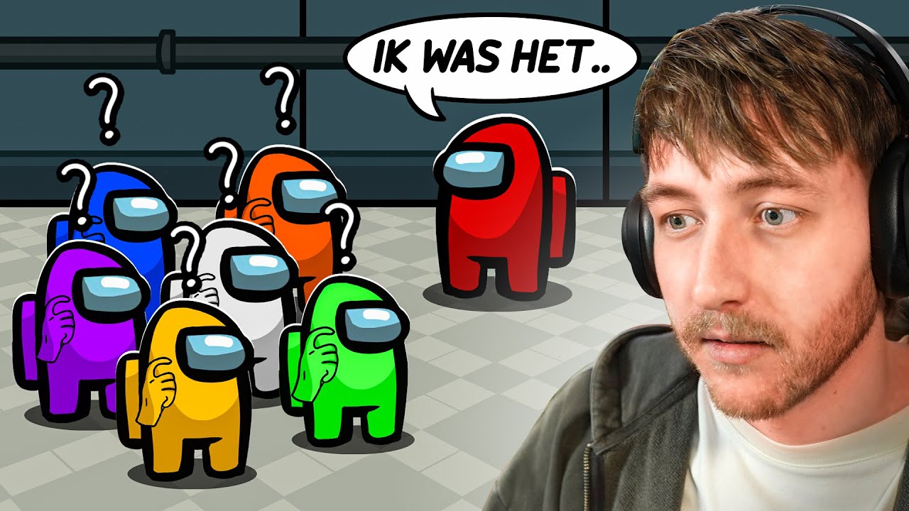 AMONG US IMPOSTERS VERLULLEN ZICHZELF...