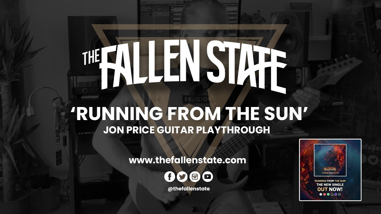 The Fallen State - Running From The Sun (Jon Price Guitar Playthrough w/Ibanez RGD61ALETE Evertune)