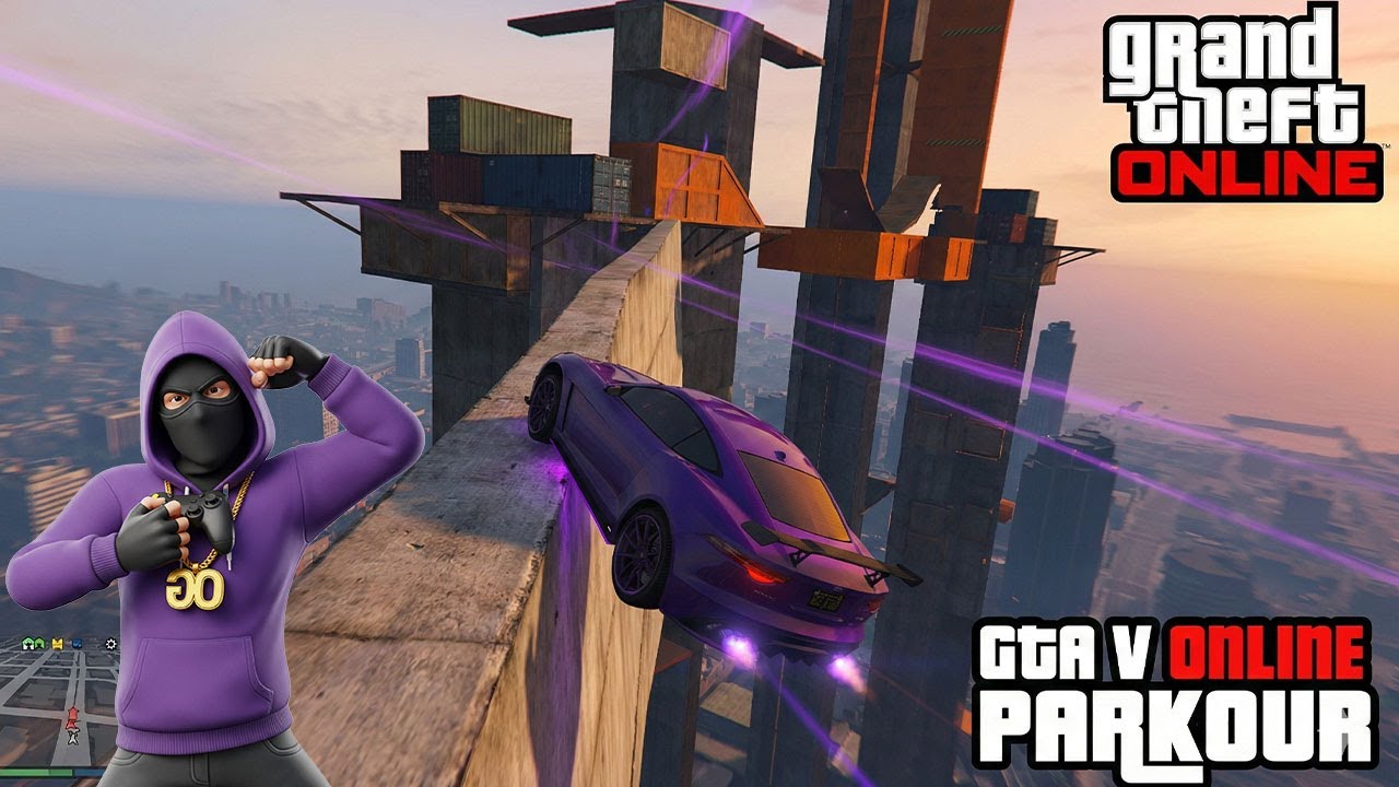 GTA V Online Parkour Parcours Lynx (OZ 31100)  Extreme Car Parkour Gameplay