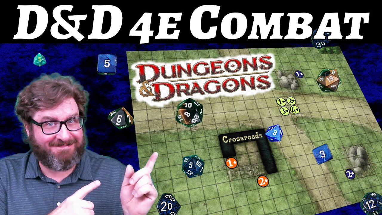 Бои в D&D 4e просто потрясающие — сокращённая прямая трансляция