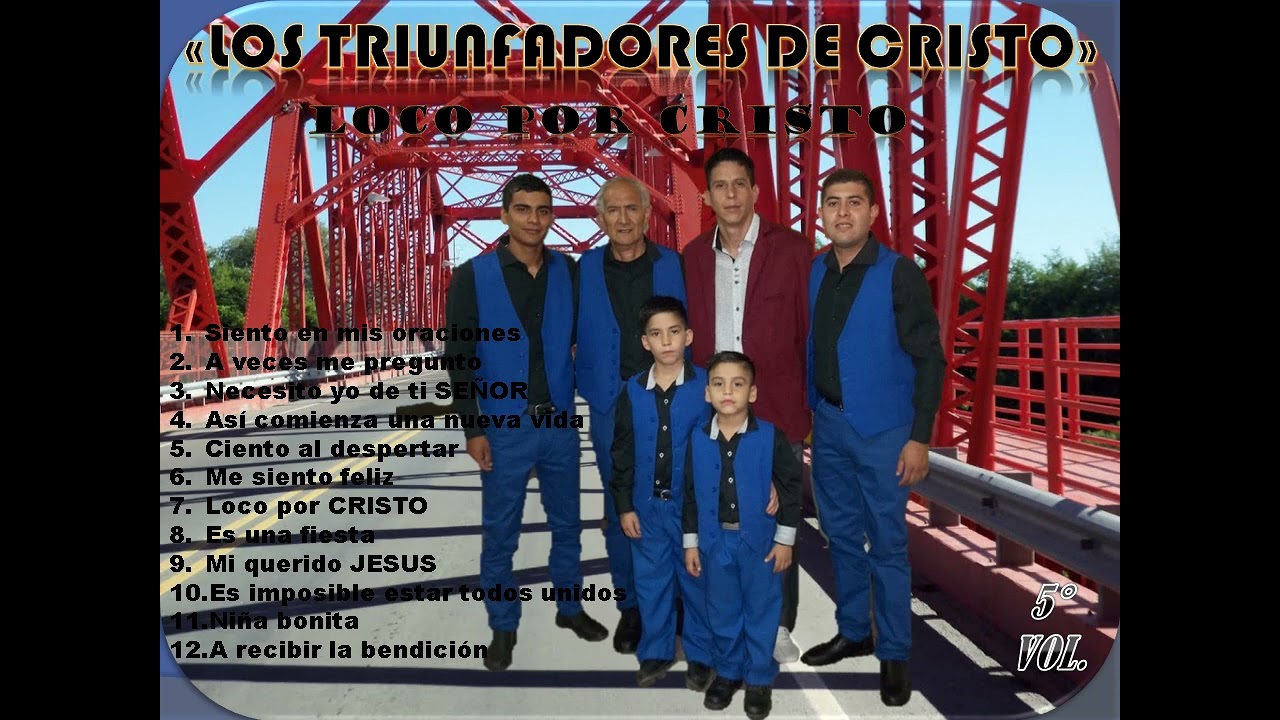 Los Triunfadores De  Cristo 12 canciones del 5 Vol.