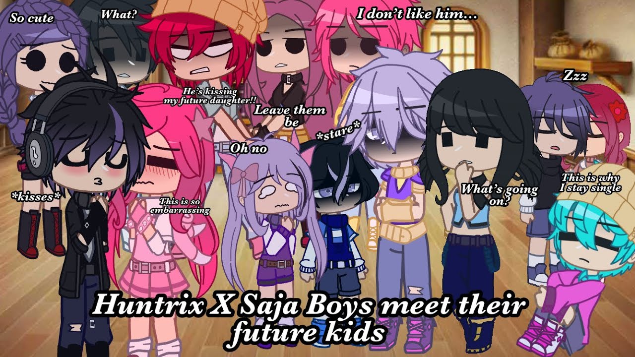 || HUNTR/X X Saja Boys meet their future kids || by •Sarah• || 