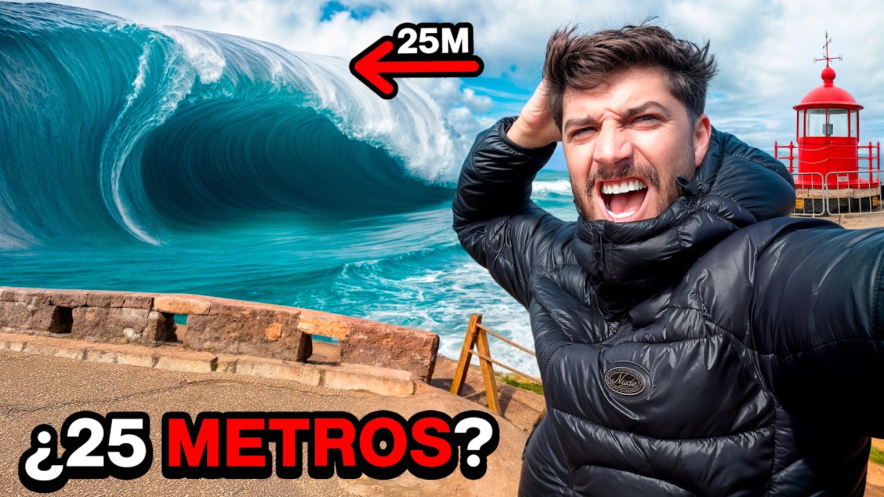 Viajé al lugar con las OLAS 🌊 más GRANDES del MUNDO