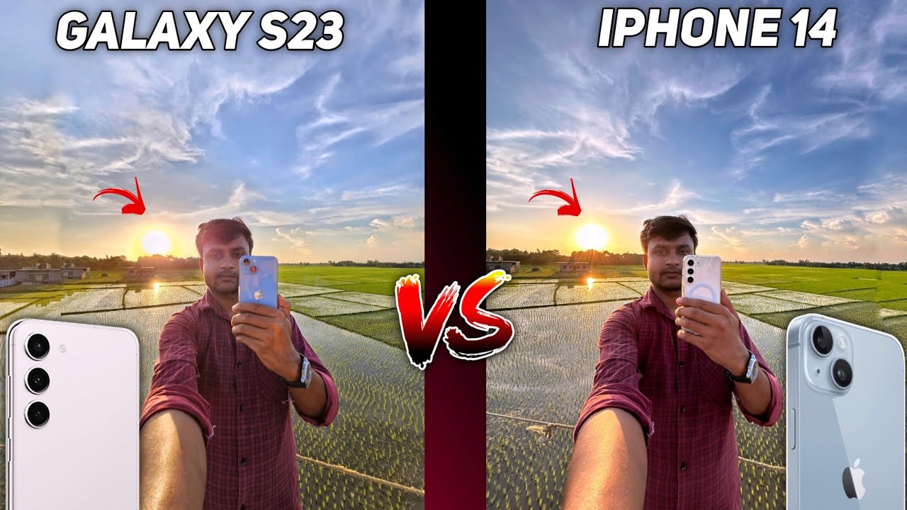Сравнение камер iPhone 14 и Samsung Galaxy S23 в 2024 году! Шокирующий результат 😲😱