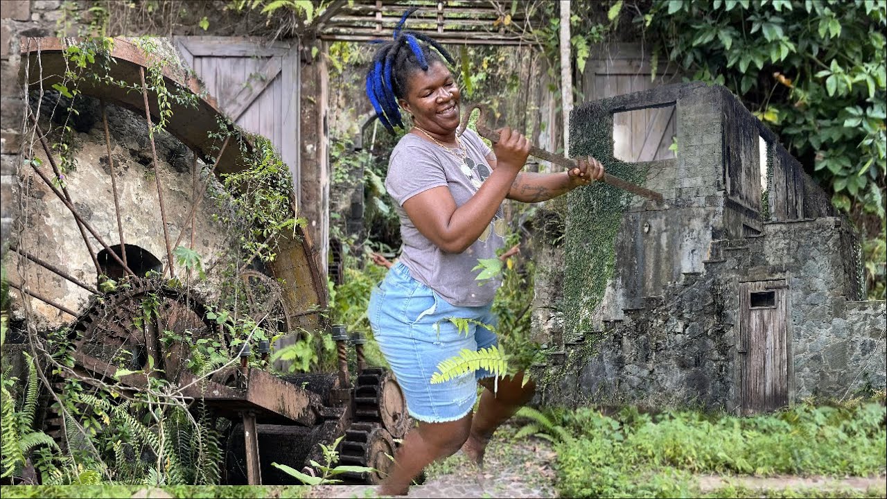 Quick tour through an old sugar mill ( LASIKWI) Anse-la-Raye St. Lucia🇱🇨