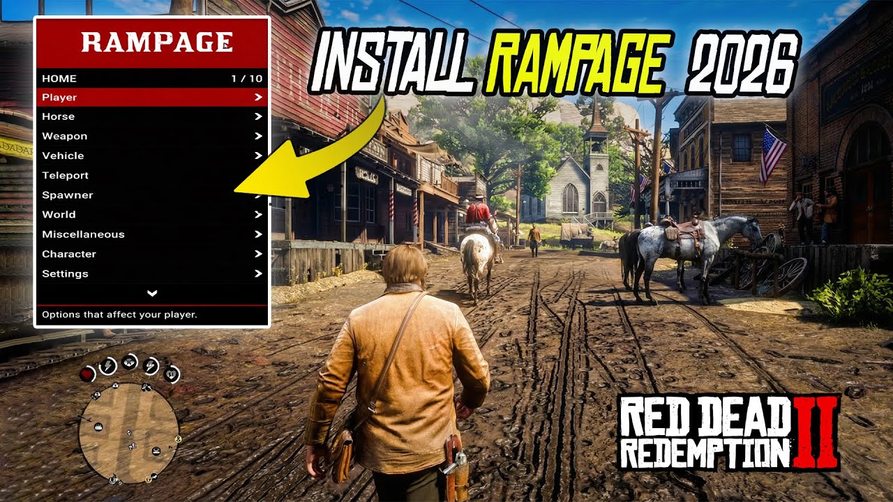 Как установить Rampage Trainer в RDR2 | 100% рабочий способ