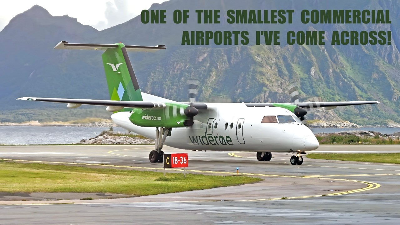 4K | TRIP REPORT | Widerøe Dash 8-Q100 | SVJ-BOO | WF833