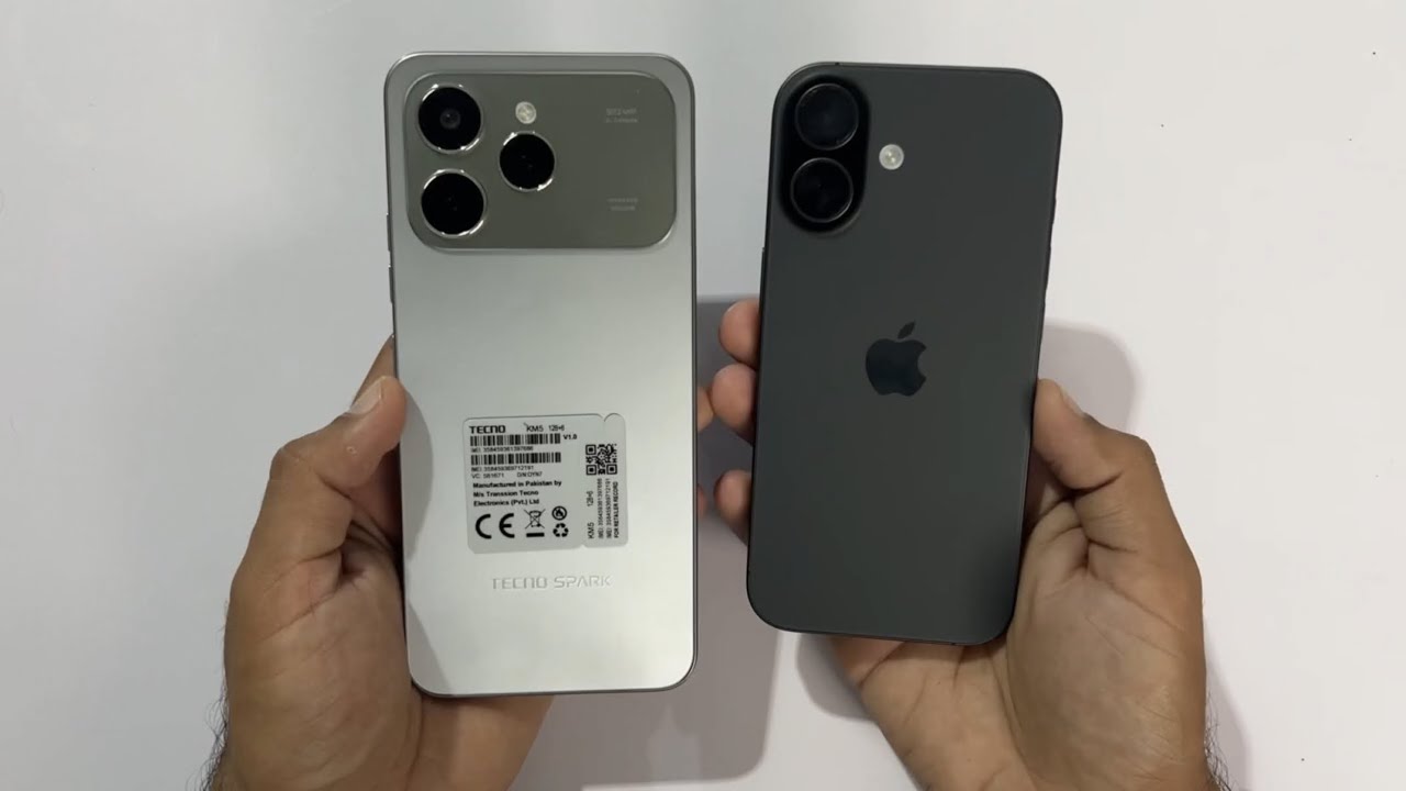 TECNO SPARK 40 vs iPhone 17 - Speed Test!!
