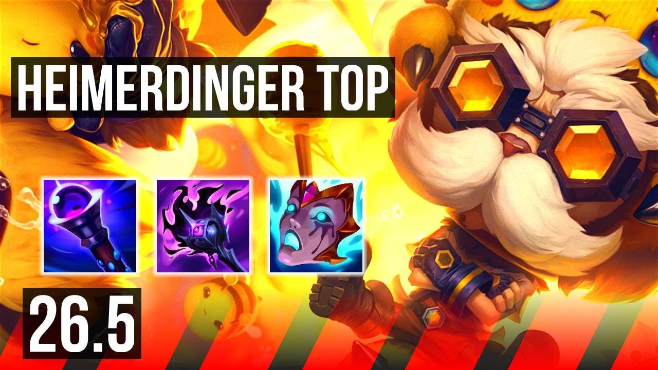 HEIMERDINGER vs MALPHITE (TOP) | 52K damage | KR Master | 26.5