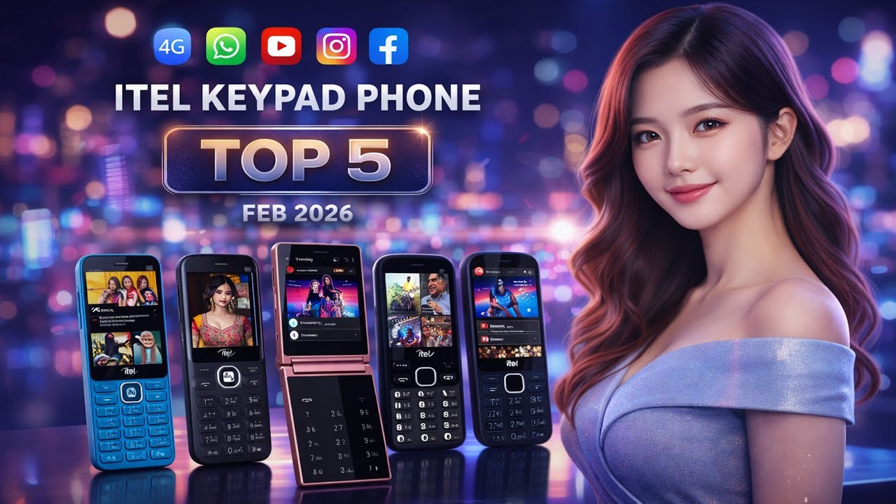 Top 5 Best itel Keypad Phone 2026⚡⚡February 2026📱☠️🔥
