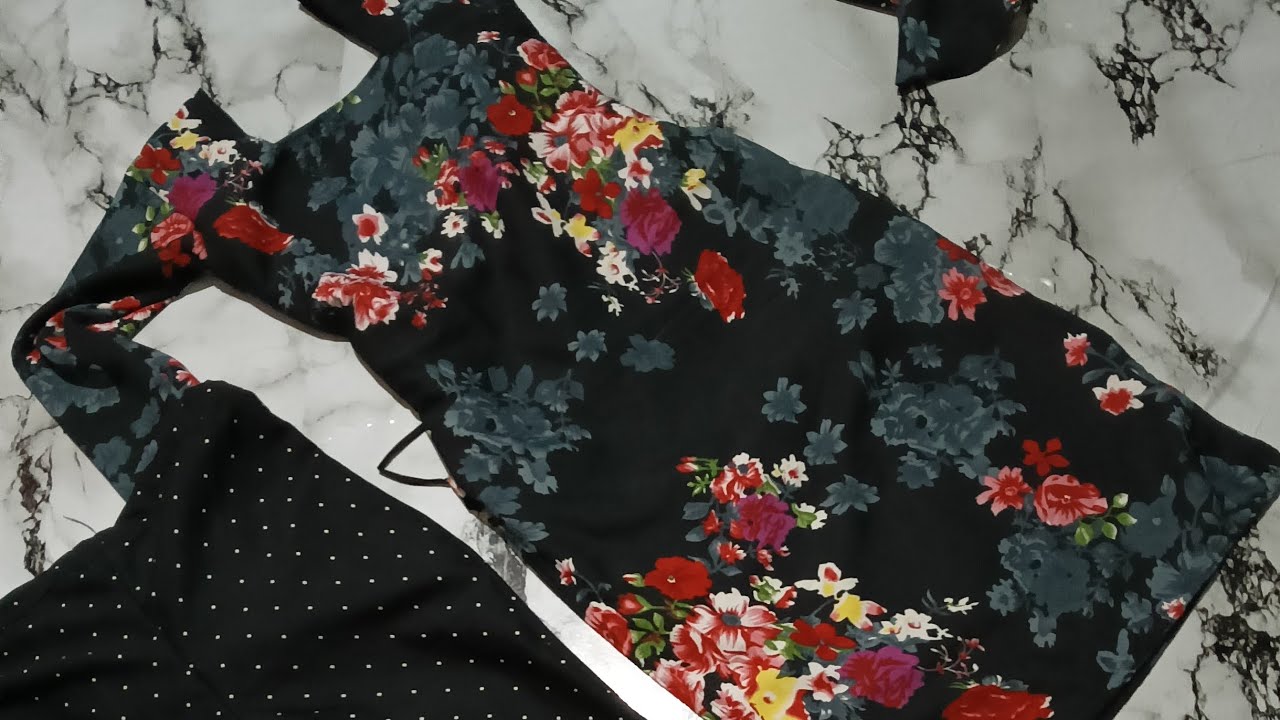 New Beautiful kurti & Bell bottom pant cutting and stitching video #viral #simplelatkan  #kurti 