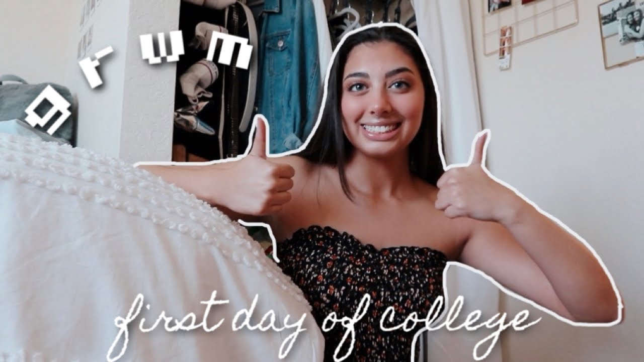 grwm: first day of college (junior year) | florida atlantic university