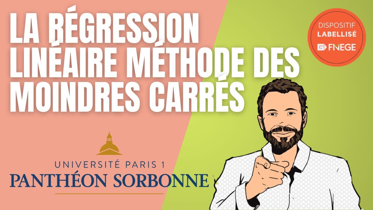 16. La régression linéaire (méthode des moindres carrés ordinaires - MCO)