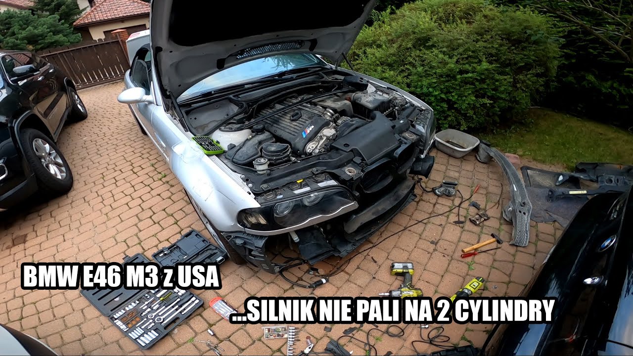 BMW M3 E46 z USA, zacząłem odbudowę, ale motor nie pali na dwa gary... SILNIK DO WYMIANY!? / PT2