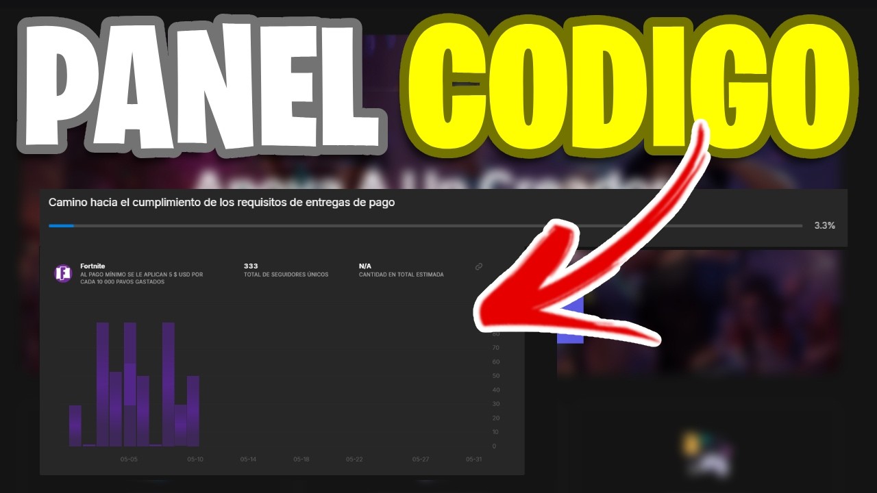 ✅COMO FUNCIONA EL PANEL DEL 💎CODIGO DE CREADOR DE EPIC GAMES👈