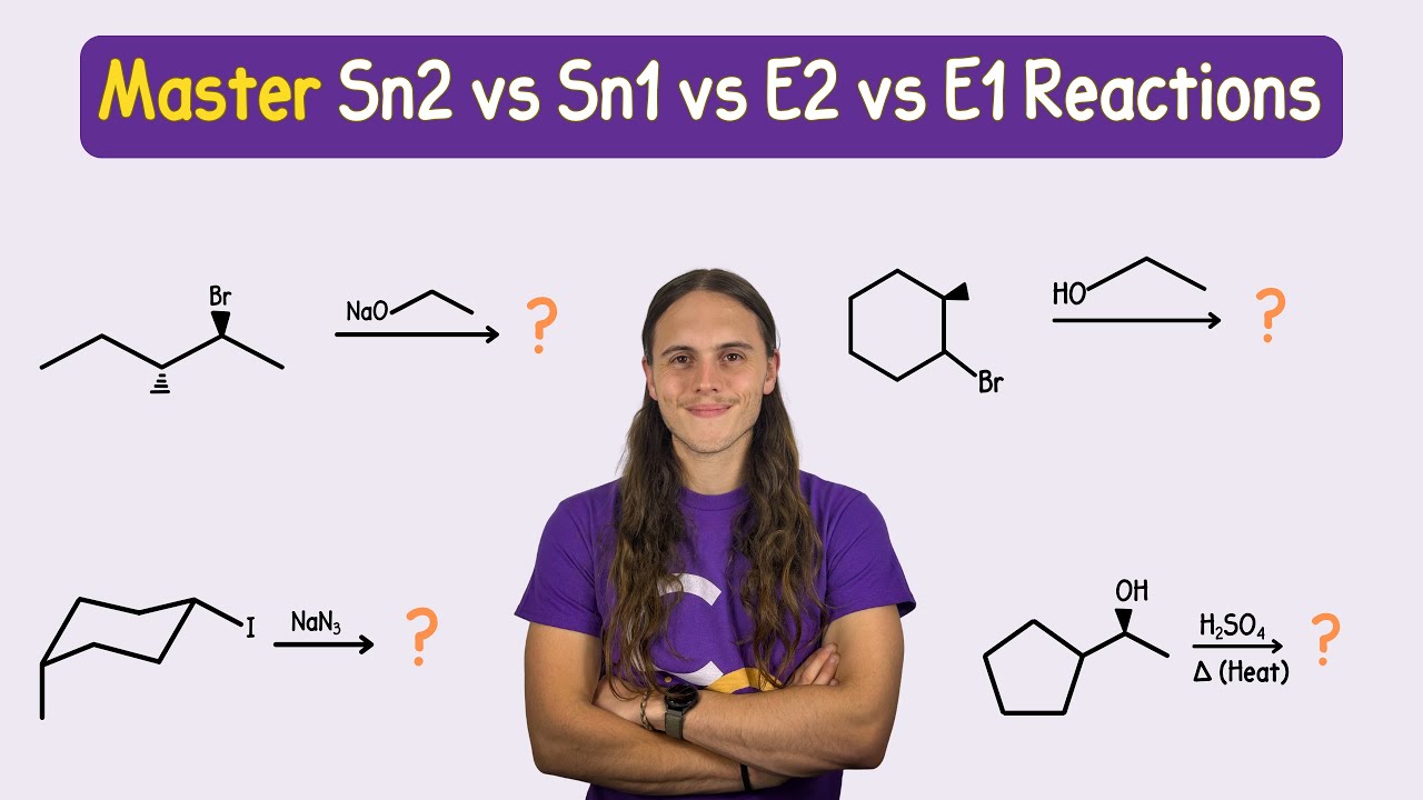 Sn2 vs Sn1 vs E2 vs E1 Workshop