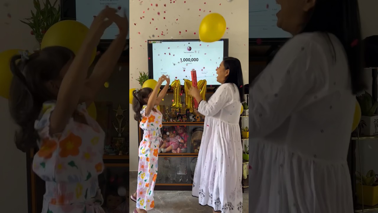 1 Million Subscribers Celebration #shortvideo #subscribe #siliguri #momandreedishna