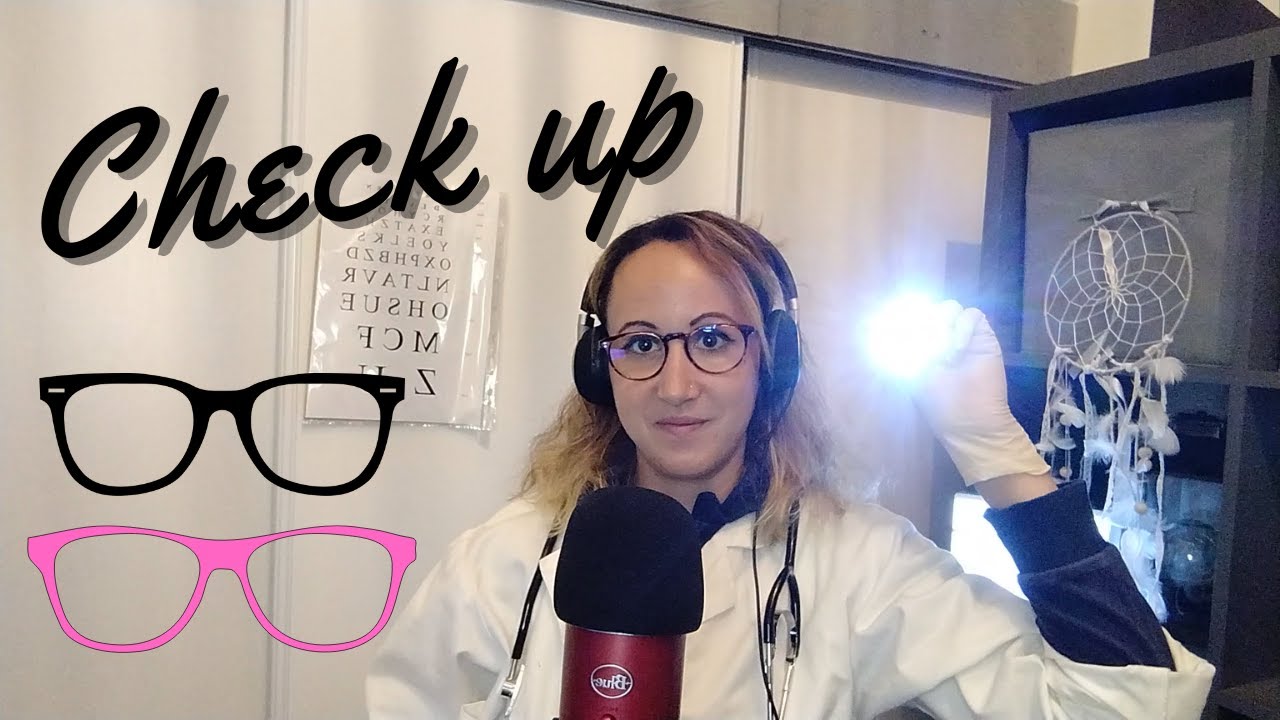 ASMR FR 🩺Roleplay 👓Un médecin te fait un check up ophtalmo complet