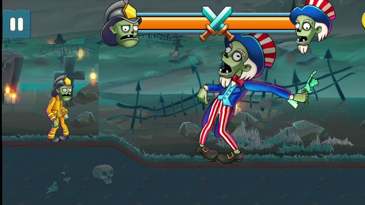 Zombie Blades :Bowmasters- Fire Fighter vs Boss