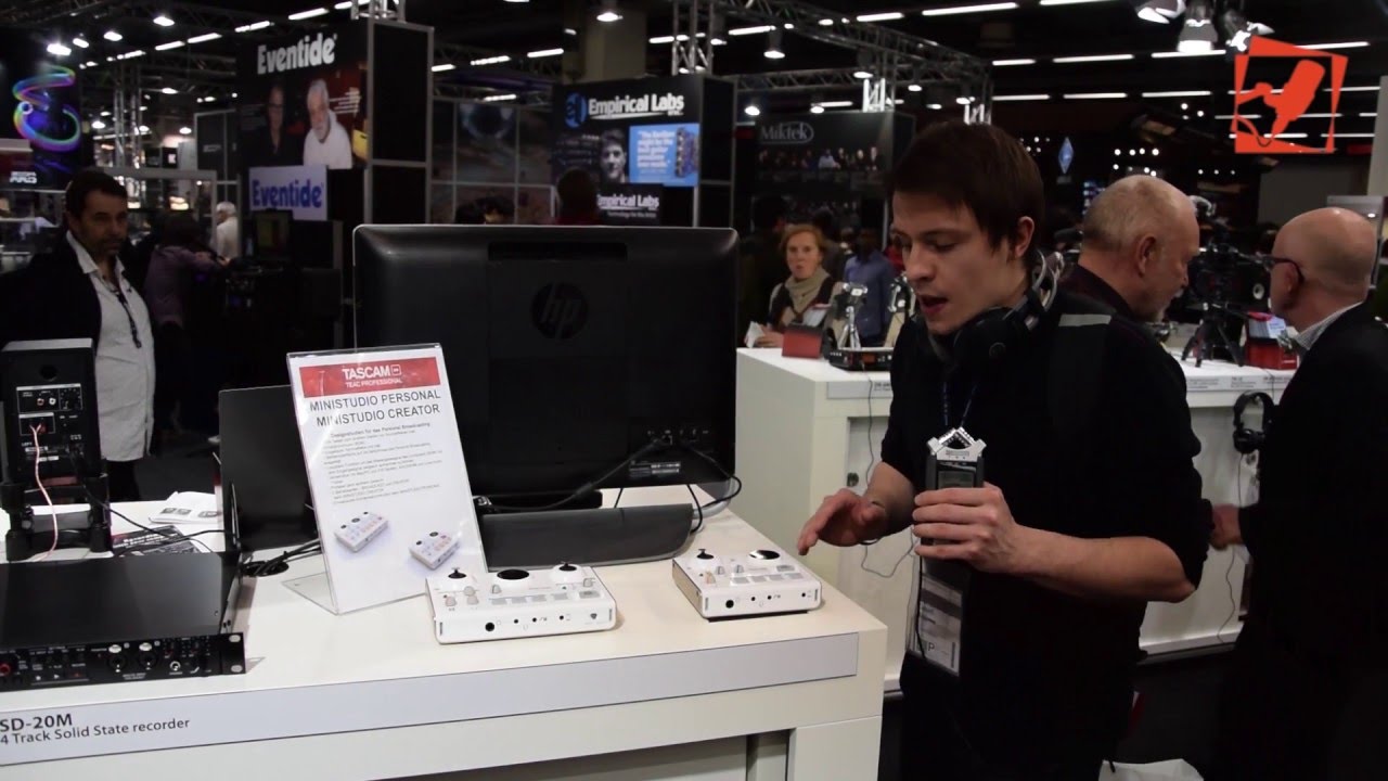 [MUSIKMESSE 2016] TASCAM Ministudio Personal Creator - Interfejsy audio do personalnego broadcastu