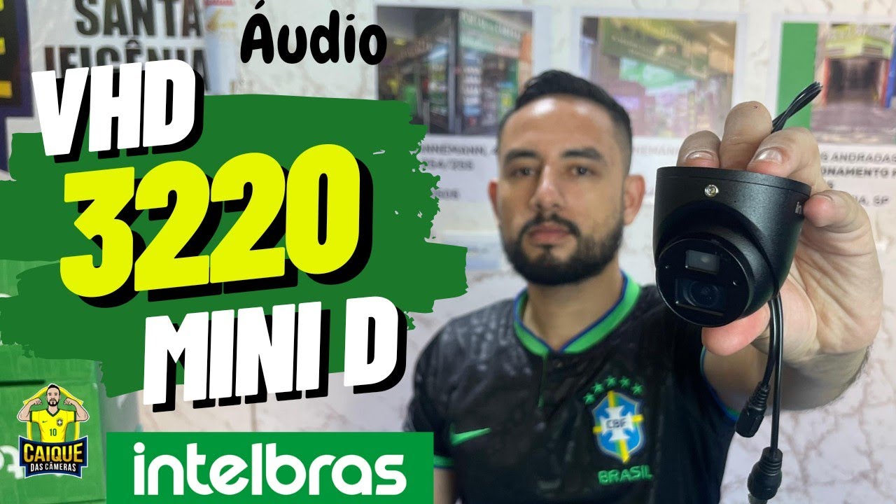 câmera Intelbras VHD 3220 mini dome