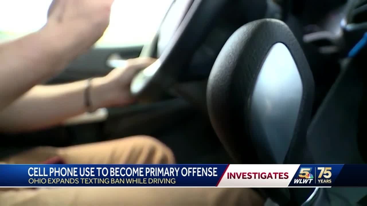 Cellphone use to become primary offense as part of new distracted driving law in Ohio