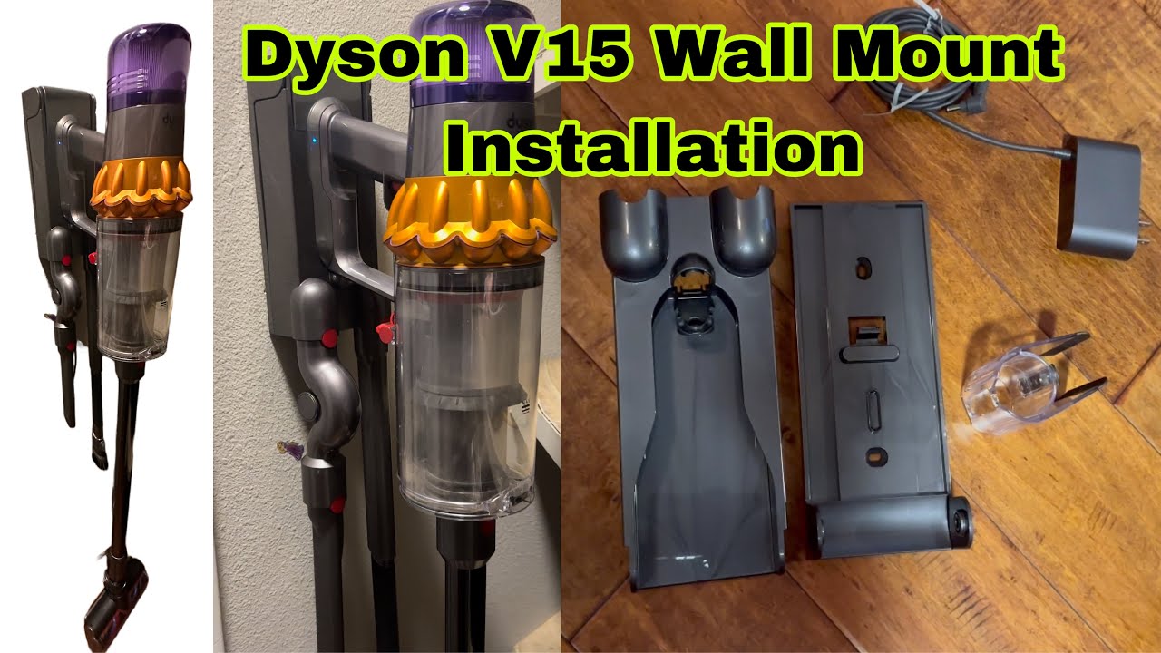Установка настенного крепления Dyson V15 своими руками