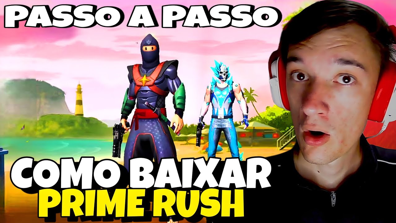 COMO BAIXAR PRIME RUSH - ACESSO ANTECIPADO tutorial passo a passo! #primerush