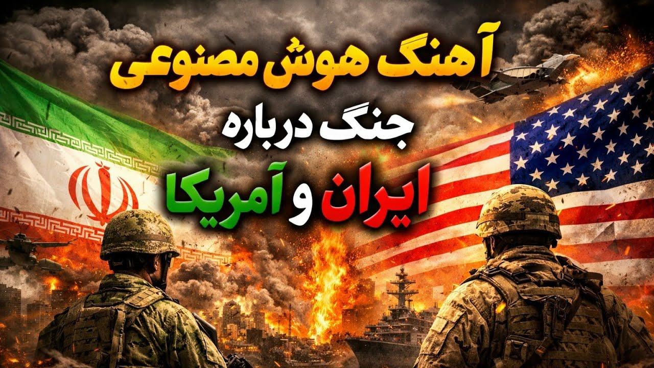 آهنگ هوش مصنوعی درباره جنگ ایران و آمریکا