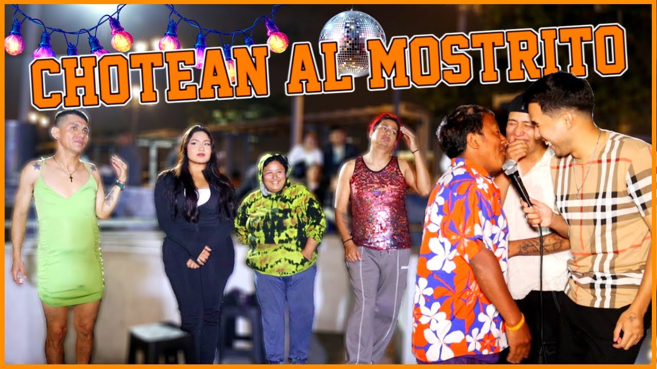 CHOTEAN AL MOSTRITO EN LA FIESTA 🪩✨😱 @ElMostritoDeLaRisaOficial @Comico_alvaro2001