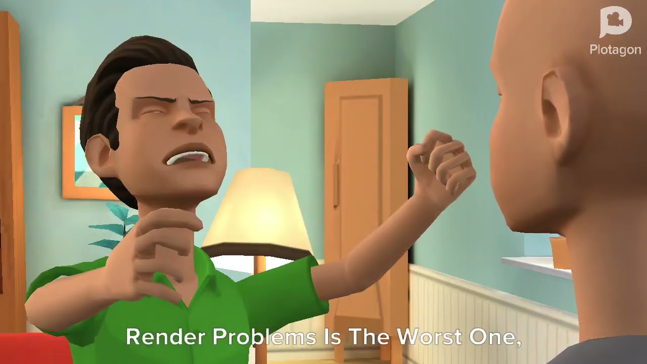 Classic Caillou Says Yes Plotagon Render Problems/Grounded