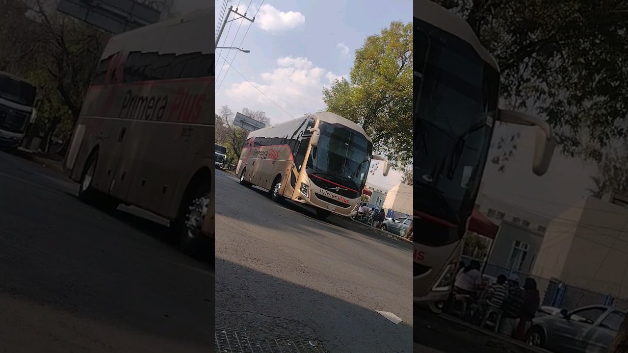 Convoy de Lujo llegando a M&eacute;xico Norte CDMX 🇲🇽 #bus #autobuses #volvo #irizar #shorts