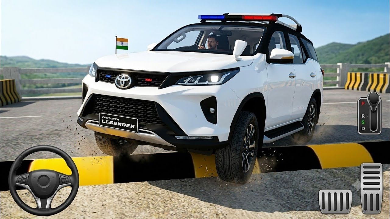 🔥Toyota Fortuner Legender Giant Speed Breaker Challenge 😱 | BUSSID